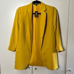 Express Yellow Blazer